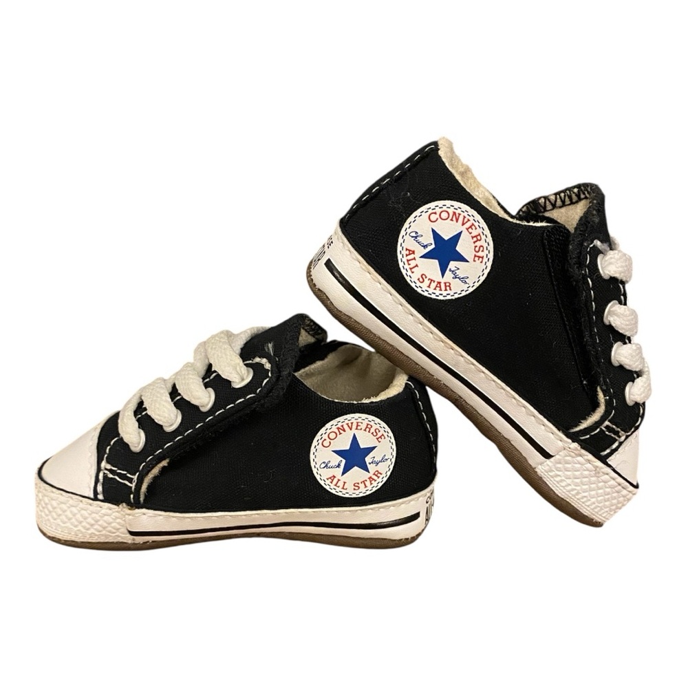 Converse All Star Black and White Sneakers Size 1